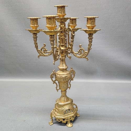 Grande candelabro ottone a - grande,