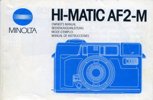 Minolta riva zoom af2 - minolta, af2-m