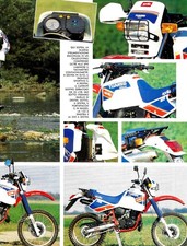 Le Combattenti [APRILIA TUAREG RALLY 125-250] Articolo di 7 Pagine (PANINARO)