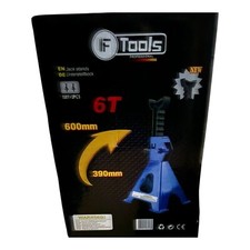 COPPIA CAVALLETTI AUTO MOTO 6TON CON REGOLAZIONE