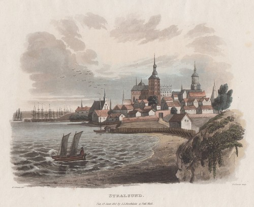 Stralsund panorama originale - panorama,