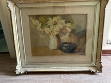 Natura Morta Quadro Olio CARLO QUAGLIA TERNI