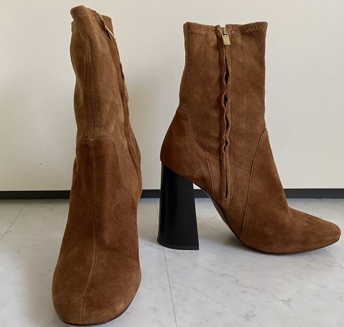 Zara stivaletto velluto con - in,