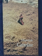 Maurizio Cattelan signed autografo catalogo