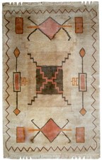 Tappeto Khaden Tibetano Vintage Fatto a Mano Nepal – 159 x 237 cm – Rug, Teppich
