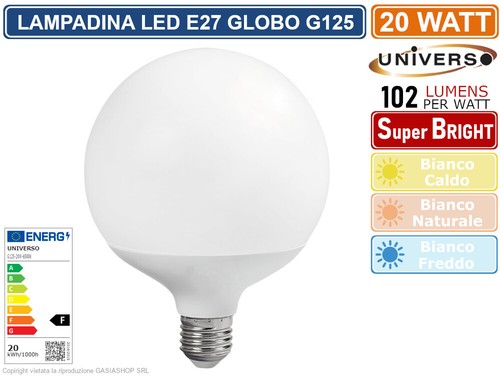 Universo g125 20w lampadina - g125-20w,