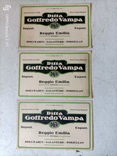 CARTONCINO PUBBLICITARIO DITTA GOFFREDO VAMPA -  GIOCATTOLI  ANNI 50/60