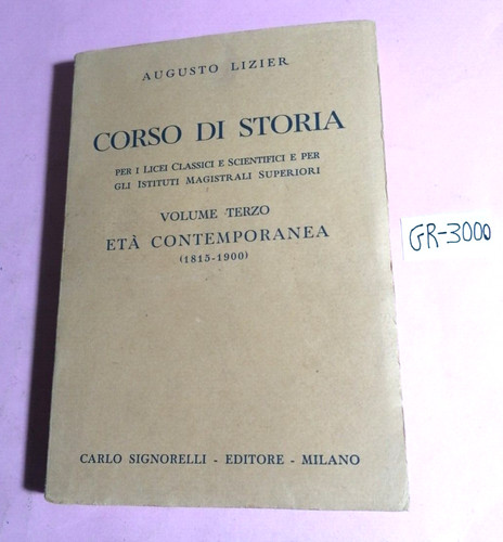 Corso storia vol eta - 3°:, eta'
