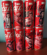 COCA COLA 8 LATTINE COLLEZIONE MARVEL- VUOTE