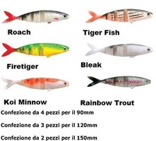 RAPTURE SHAD SWIMMY 15cm Colore BLEAK Speciale SILURO MARE LUCCIO BASS