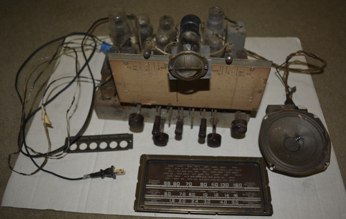 Vintage tube radio chassis - tube,