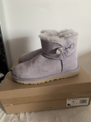 Ugg mini bailey button - bailey, bling