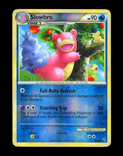 2010 pokemon slowbro undaunted - slowbro,