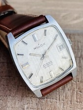 Orologio Vintage Automatico Nulox ⭐️ Data Meccanico Swiss Made Uomo Fhf 90-5