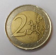 2 EURO SPAGNA 2001 CON DIFETTI DI CONIO
