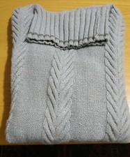 CALDO MAGLIONE UNISEX COL.ALTO LANA MERINOS  CASHMIRE MODA FASHION ABBIGLIAMENTO