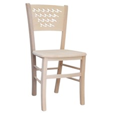 Sedia legno capri - legno, grezza