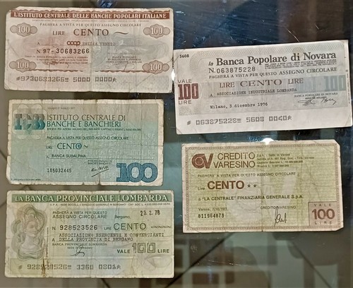 Mini assegni anni - mini,