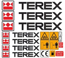 Terex Dumper Mini Adesivi