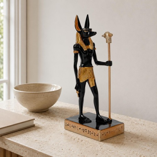 Statua dio egizio anubi - dio,