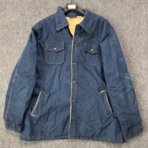 Giacca denim foderata sherpa