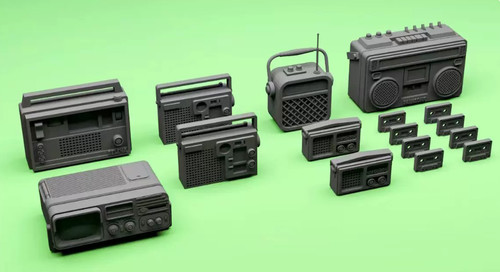 Radio cassette registratore - cassette,