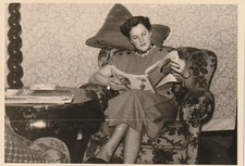 foto vintage bella donna che