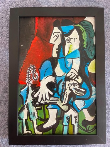 Quadro olio pablo picasso - olio,