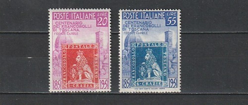 1951 francobolli toscana - 1951,