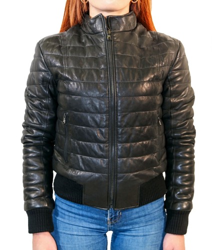 Piumino donna vera pelle - da,