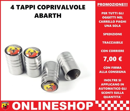 Tappi coprivalvole abarth - ,