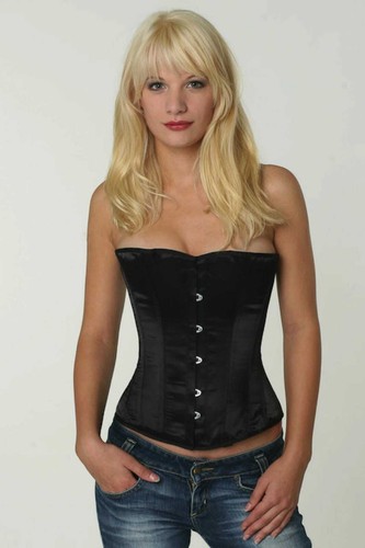 Corsetto corsetto nero raso