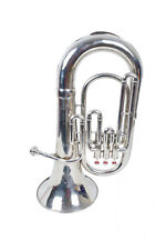 India Strumento Musicale Euphonium Fascia Orchestra Tromba Con Borsa (Argento)