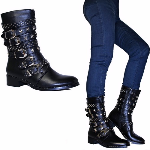Scarpe donna stivali anfibi - stivali,