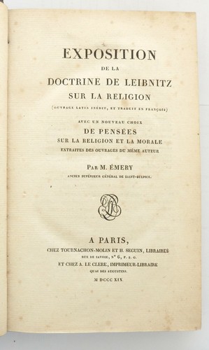 Leibniz systema theologicum - leibniz,