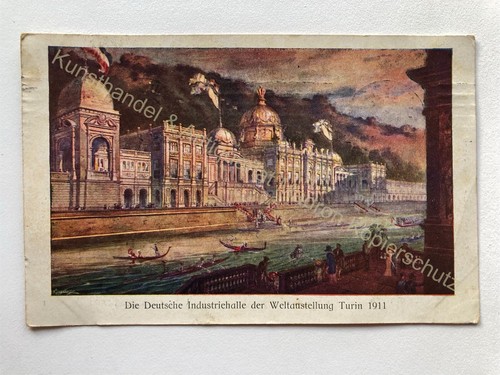 Cartolina 1914 capannone - cartolina,