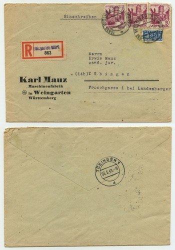 83770 lettera karl mauz - r,