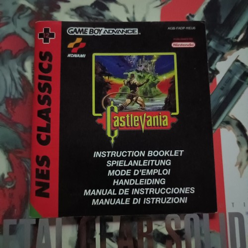 Castlevania nes classics - castlevania, gba