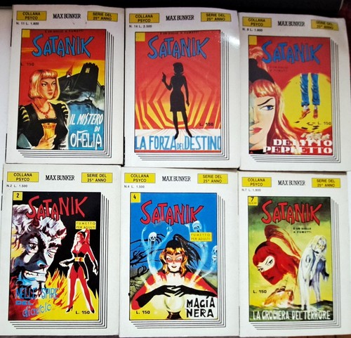 Libro fumetto satanik - libro,