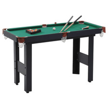 Garlando Tavolo da Biliardo Dallas con piano gioco 110x55 cm in mdf Nero