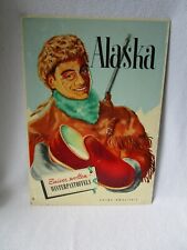 Alaska Zuiver vuole pantofole invernali vecchia insegna in cartone espositore insegna pubblicitaria