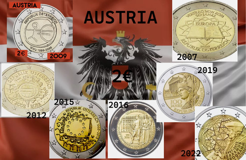 Moneta austria euro 2007 - 2,