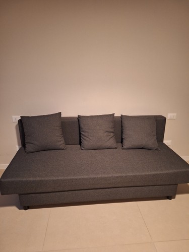 Divano letto ikea grigio - divano/letto,