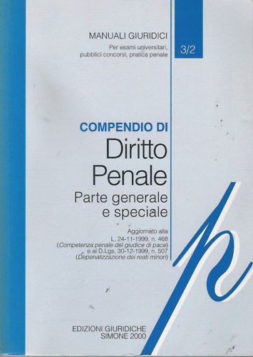 Compendio diritto penale - diritto,