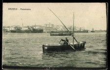 Brindisi panorama con barca - brindisi,,