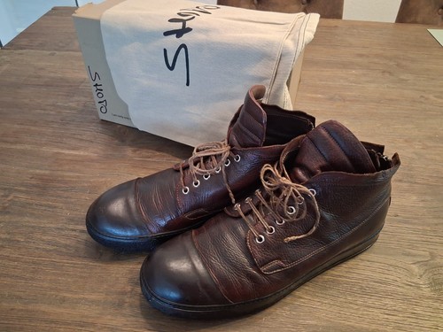 Stivaletti stringati shoto - stivaletti,