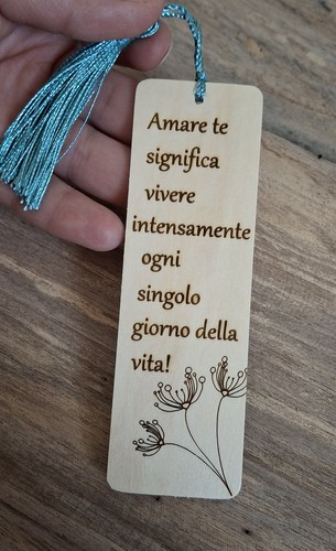 Amore segnalibro legno - segnalibro,
