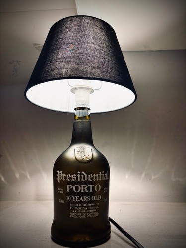 Handcrafted port bottle lamp - handcrafted,