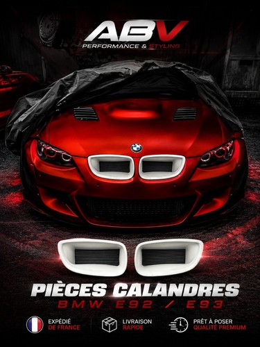 Grilles calandre bmw e92 - grilles,
