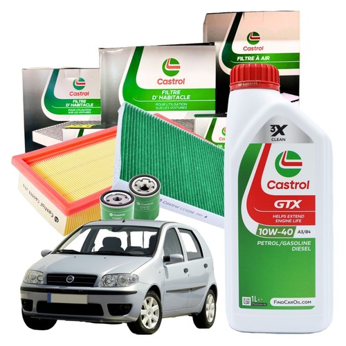 Kit tagliando castrol fiat - kit,